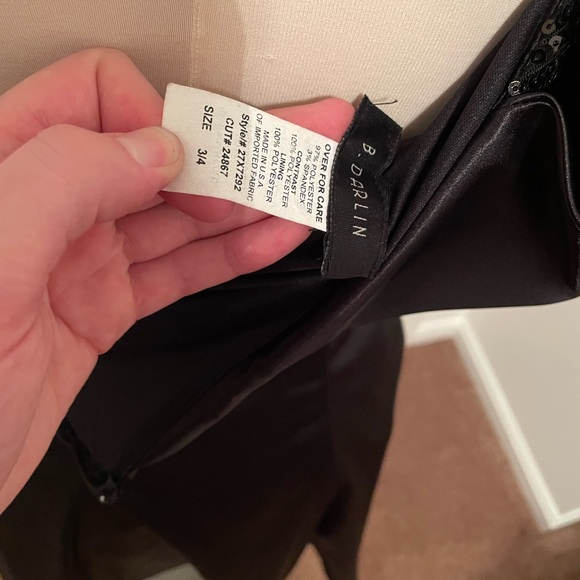 B. Darlin juniors short formal flare dress - Picture 3 of 3